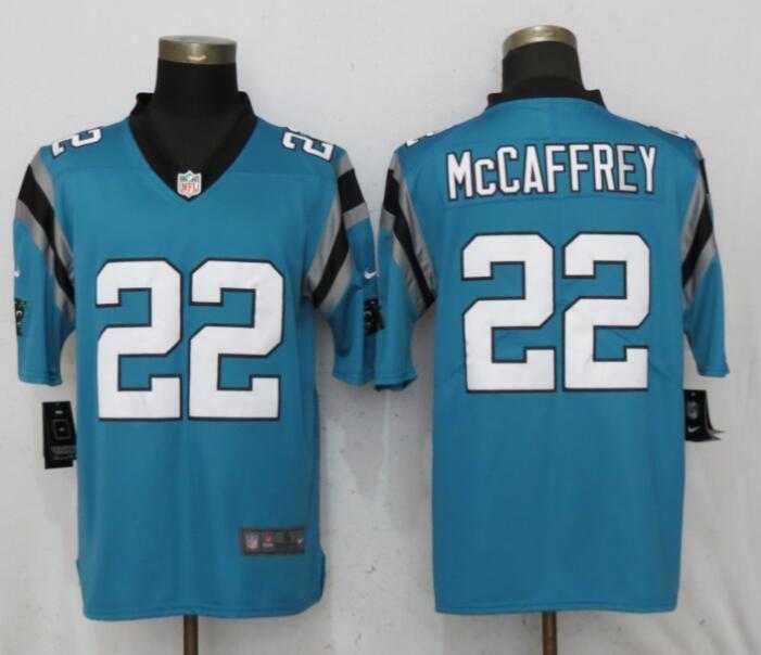 Nike Panthers 22 Christian McCaffrey Blue Vapor Untouchable Limited Jersey,We sell and wholesale Nike Panthers 22 Christian McCaffrey Blue Vapor Untouchable Limited Jersey on line form chian!